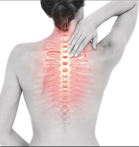 Osteochondrosis of the thoracic area