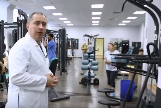 Fitness classes with cervical osteochondrosis