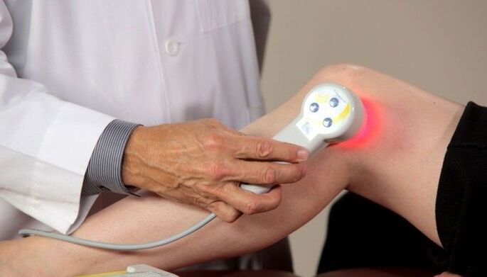 treatment of osteoarthritis of the knee with physiotherapy